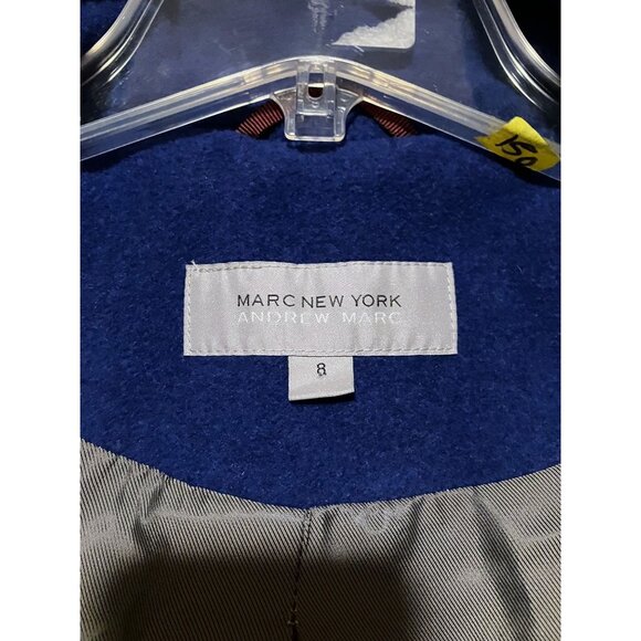 Wool Blend Peacoat 8 Overcoat Jacket Pockets Military Style Minimalist Capsule - Picture 11 of 14